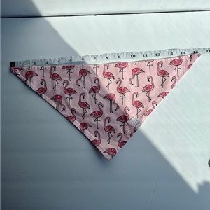 Pink Flamingos Snap On Dog Bandana